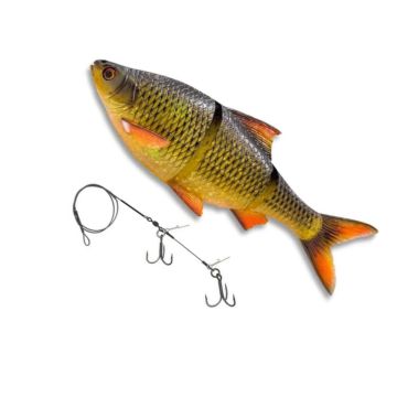 Swimbait Savage Gear 3D Line Thru Roach, Clear Rudd, 32cm, 420g