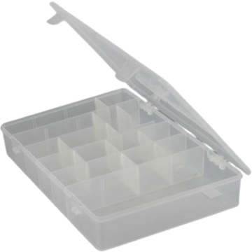 Cutie Formax Plastic, 32x22.5x5cm, Culoare Alb/Transparent