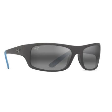 Ochelari de Soare Polarizati Maui Jim Peahi, Neutral Grey, Matte Solid Dark Grey