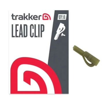 Trakker Lead Clip, Green, 10buc/plic