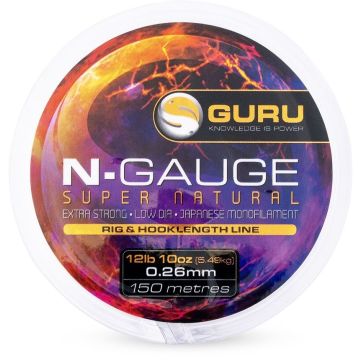 Fir Monofilament Guru N-Gauge Supernatural, Transparent,150m