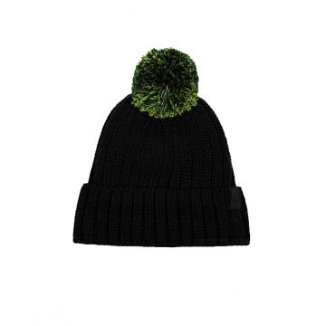 Fes Korda Nanny Pat Bobble Hat, Black