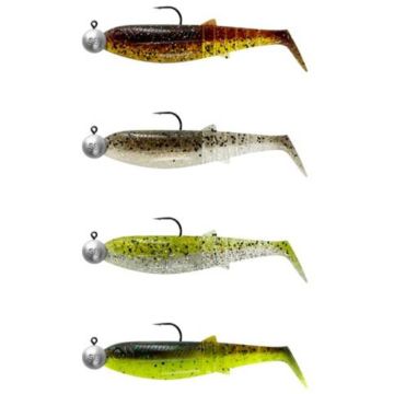 Set Shad Savage Gear Cannibal Shad Mix Clear Water, 12.5cm, 4buc/blister