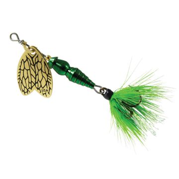 Lingurita Rotativa Mepps Thunder Bug Fly Green nr.00, 1.5g