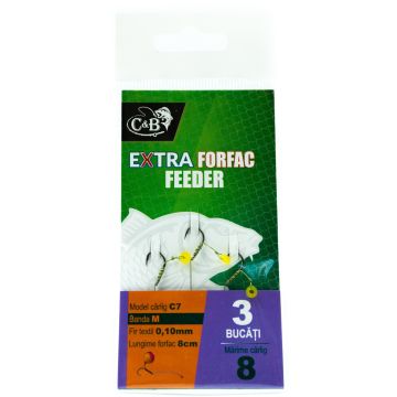 Carlige Legate Banda C&B, Carlig C7, 3buc/set