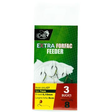 Carlige Legate Spin C&B, Carlig C7, 3buc/set