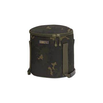 Geanta Termoizolanta Korda Compac Round Cool Bag, Dark Kamo, 25x25x25cm, 12L