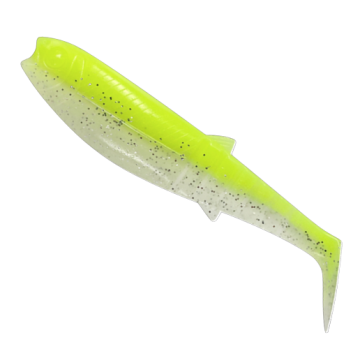 Shad Savage Gear Cannibal, Fluo Yellow Glow, 10cm, 9g, 4buc/blister