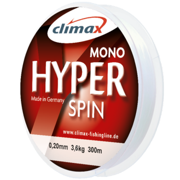 Fir Monofilament Climax Hyper Spin, Fluo Ice, 150m