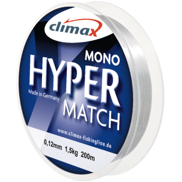 Fir Monofilament Climax Hyper Match Sinking, Light Grey, 200m