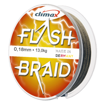 Fir Textil Climax Flash Braid, Green, 100m