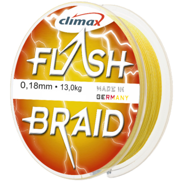 Fir Textil Climax Flash Braid, Fluo Yellow, 100m