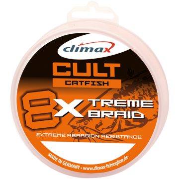 Fir Textil Climax Cult Catfish X-treme Braid 8X, Grey, 280m