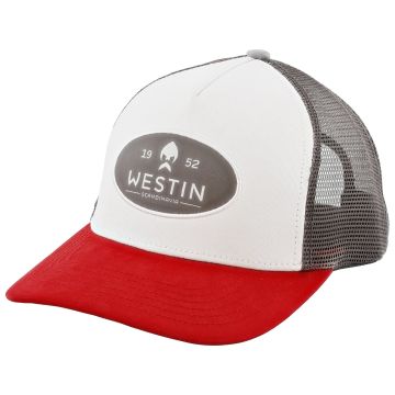 Sapca Westin State Cap, One Size, Silver Grey/Red