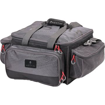 Geanta Accesorii Westin Jumbo Lure Loader + 4 Cutii, Large, Titanium Black, 54x40x25cm