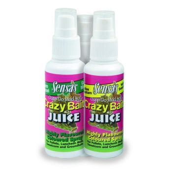 Aditiv Spray Sensas Crazy Bait Juice, Aroma de Capsuna, 75ml
