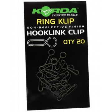 Agrafa Korda Hooklink Ring Klip, 20bucplic
