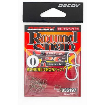 Agrafa Rapida Decoy SN-17 Round Snap PG Power Grip, 8buc/plic