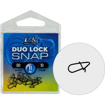 Agrafa Rapida EnergoTeam L&K Duo Lock Snap, 10buc/plic
