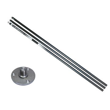 Aluminium Spotstick Black Edition ICC Multifunction Bottom Feeler, 3 Rods x 1.5m + 3 Discuri + Husa de Transport