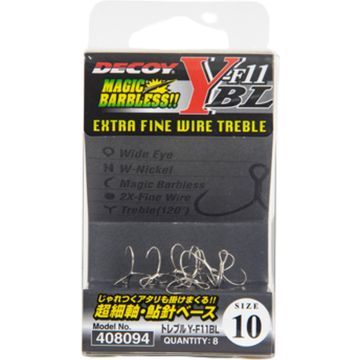 Ancore Decoy Y-F11BL Extra Fine Wire Barbless, 8buc/plic