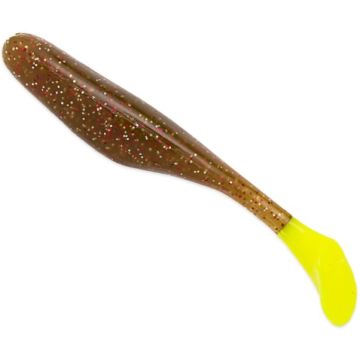 Shad Bass Assassin Walleye Assassin, 10W 40 Lime Tail, 10cm, 10buc/plic