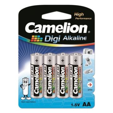 Baterie Camelion Digi Alkaline LR6 (AA) 1.5V, 4bucblister