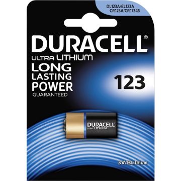 Baterie Duracell Lithium CR123A
