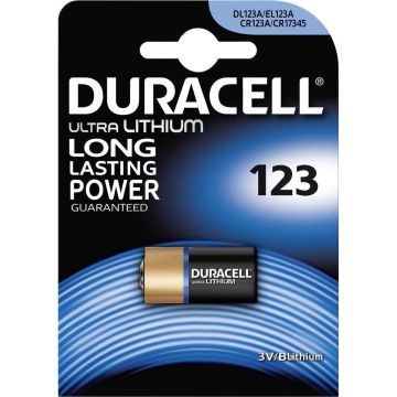 Baterie Duracell Ultra 123A, Litiu