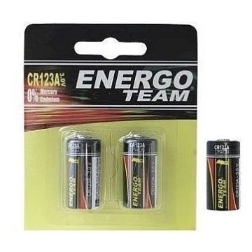 Baterie Lithium Energoteam CR123A 3V, 2bucblister