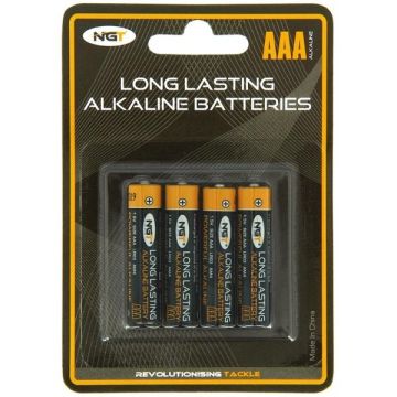 Baterie NGT Long Lasting Alkaline LR03 (AAA) 1.5V, 4bucblister