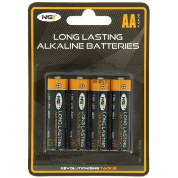 Baterie NGT Long Lasting Alkaline LR6 (AA) 1.5V, 4bucblister