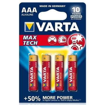 Baterie Varta Max Tech AAA 1.5V 4buc/set