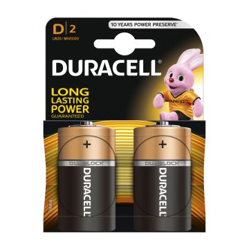 Baterii Duracell Basic D (R20) 2buc/set