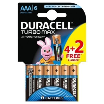 Baterii Duracell Turbo AAALR03 K4+2