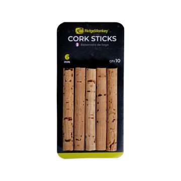 Batoane de Pluta RidgeMonkey Combi Bait Drill Spare Cork Sticks 10bucblister