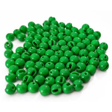 Bile din Tungsten Slotted Beads Fluo Green, 10buc/plic