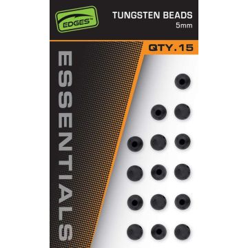 Bilute Antisoc Fox Edges, 5mm, Tungsten Beads, 15bucplic
