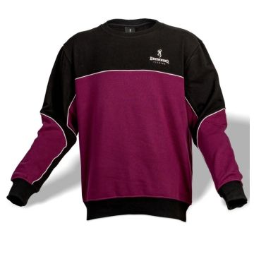 Bluza Browning Sweat Shirt, BlackBurgundy