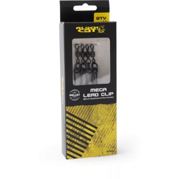 Kit Monturi Black Cat Pellet Pro Mega Lead Clips, 4buc/plic