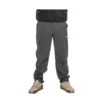 Pantaloni Zip-Off Black Cat Trousers, Grey