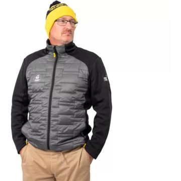 Jacheta Black Cat Shield Hybrid Top Soft Shell, Grey/Black