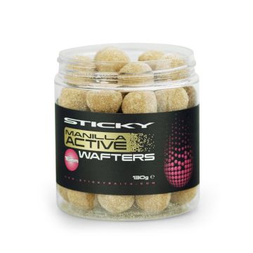 Boilies de Carlig Stiky Manilla Active Wafters, 130g