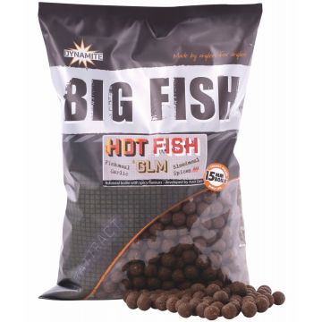 Boilies Dynamite Baits Hot Fish & GLM, 5kg