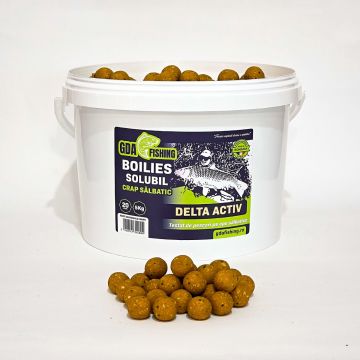 Boilies Solubil GDA Fishing Delta Activ, 20mm, 5kg