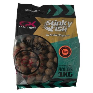 Boilies Tare CPK Stinky Fish, 1kg