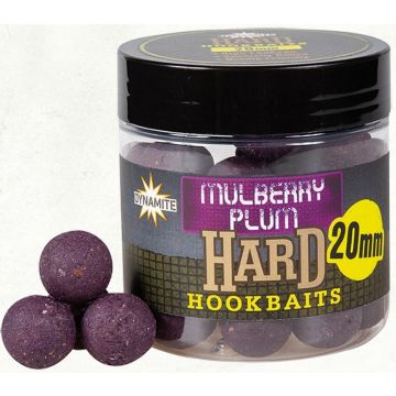 Boilies de Carlig Dynamite Baits Mulberry Plum Hard Hookbaits, 20mm