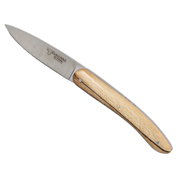 Briceag Laguiole en Aubrac Classic Pocket Knife, Beech Wood, 11cm, Brown