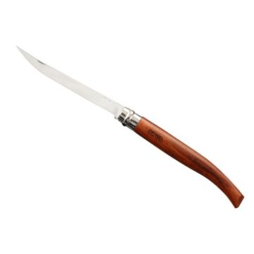 Briceag Opinel Nr.15 Slim Line Pocket Knife, Bubinga Wood, Dark Brown