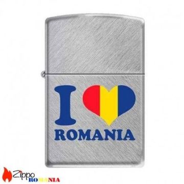 Bricheta Zippo Romania I Love Romania